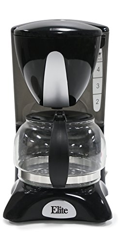 Aigostar Buck - Coffee Makers, 4 Cup Coffee Maker with Coffee Filter and  Glass Carafe, Small Drip Coffee Machines with Stainless Steel Decoration for  Home, Travel & Office, Black 