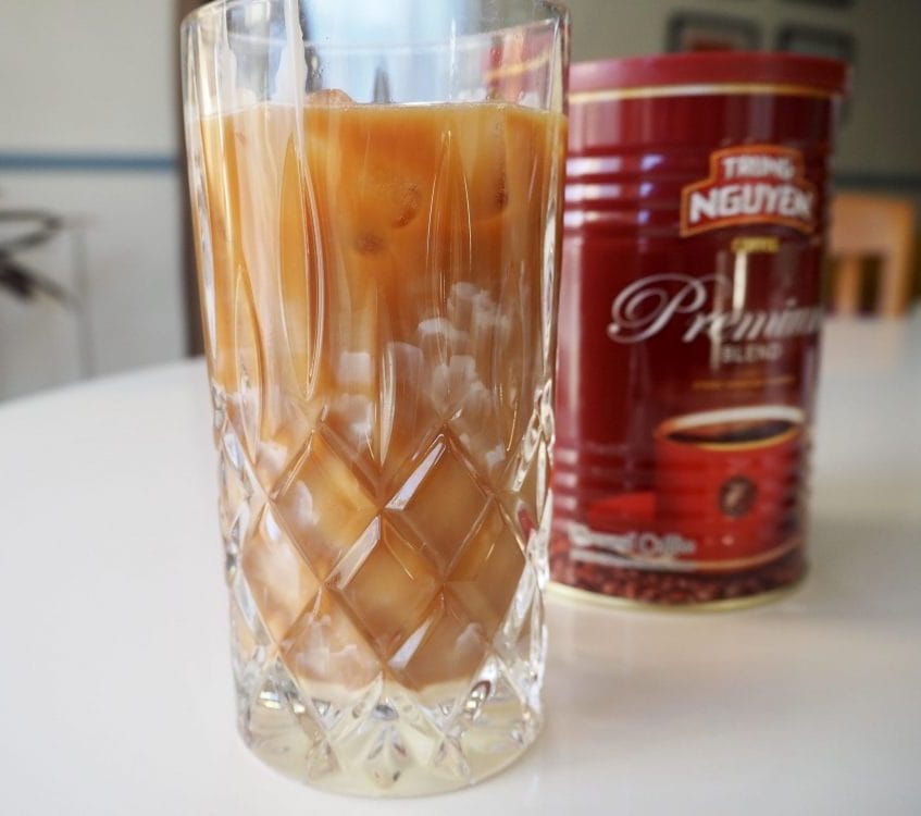 Vietnamese iced coffee at home