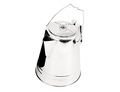 GSI Outdoors Glacier Stainless Coffee Percolator