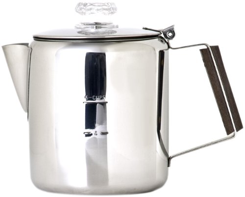 COLETTI Scoutmaster Camping Coffee Pot - Campfire Coffee Pot - Huge  Stainless Steel Camp Coffee Maker for Groups – 24 CUP 