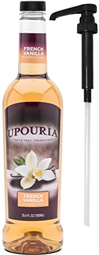 Upouria French Vanilla & Caramel Flavored Syrup