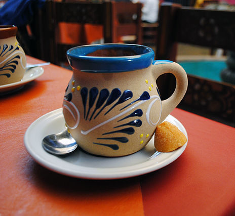 Traditional Mexican coffee mugs