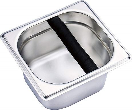 Laekerrt Espresso Knock Box, Compact Mini Coffee Grounds Knock Box, Sh