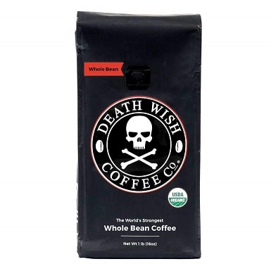 Death Wish Organic USDA Certified Whole Bean Coffee