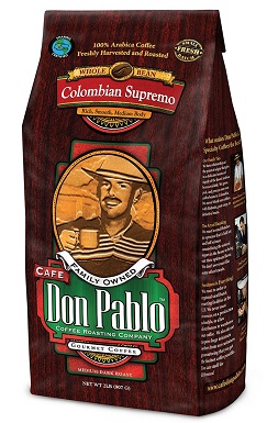 Cafe Don Pablo Gourmet Coffee Colombian Supremo