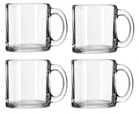 Libbey Crystal Coffee Mug Warm Beverage Mugs