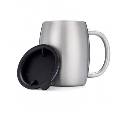 Avato Stainless Steel Coffee Mugs with Lids