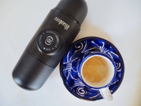 Wacaco Minipresso espresso shot