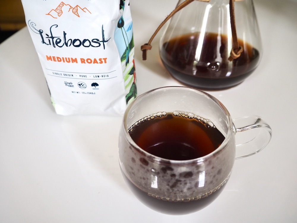 Rassegna del caffè Lifeboost arrosto medio