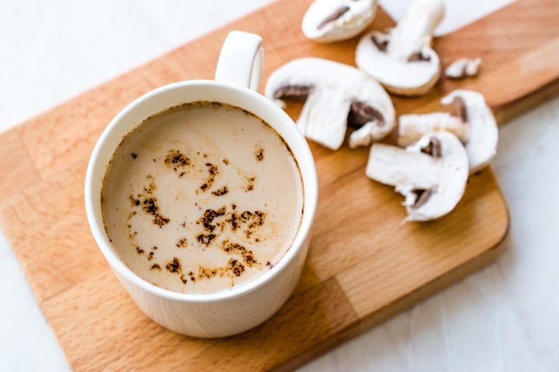 Mushroom Latte Coffee with Milk and Espresso_alp aksoy_shutterstock