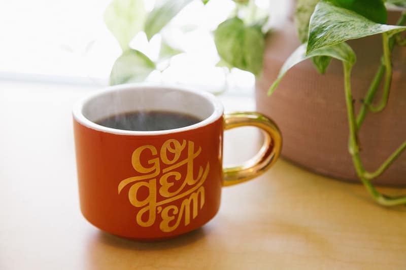 inspiring coffee mug