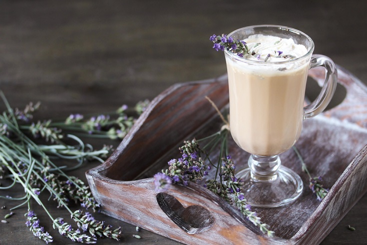 Lavender Coffee latte