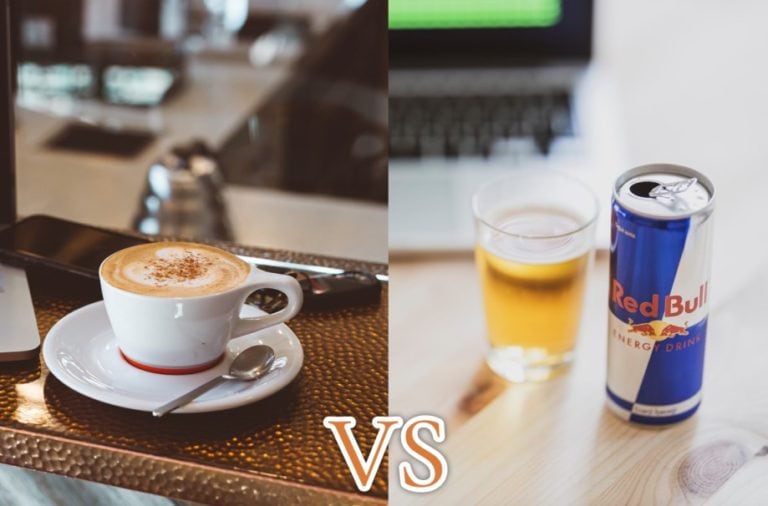 amount of caffeine in coffee vs energy drinks