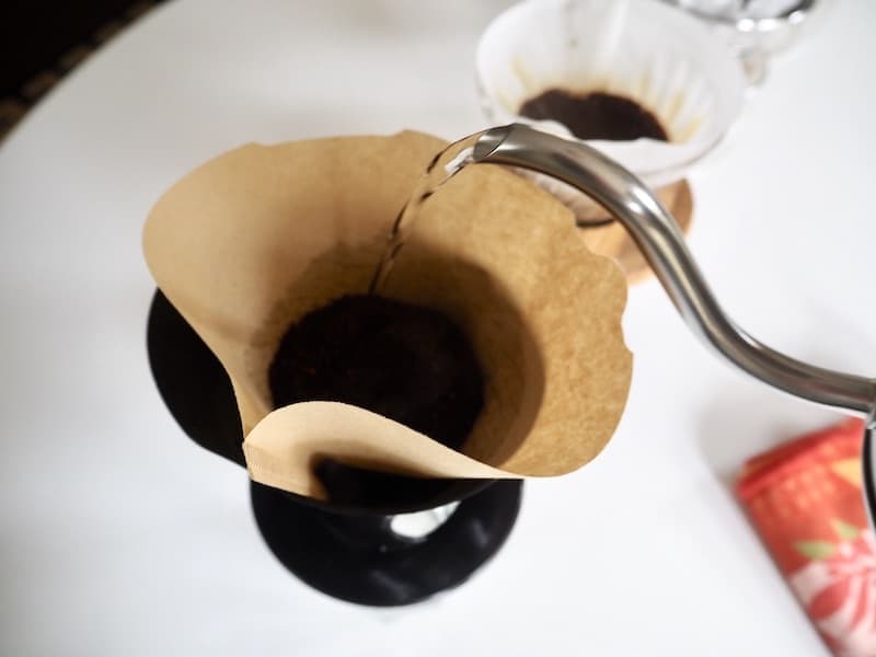 Melitta brown coffee filter