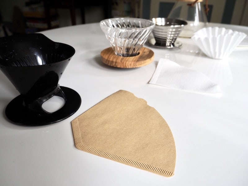 brown vs white coffee filters