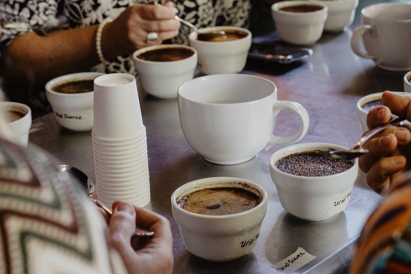 coffee cupping