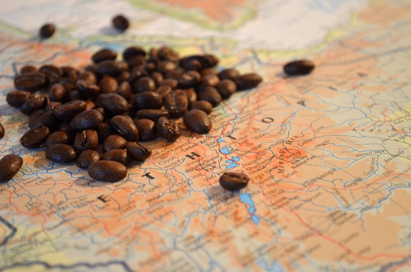 Coffee Bean Map