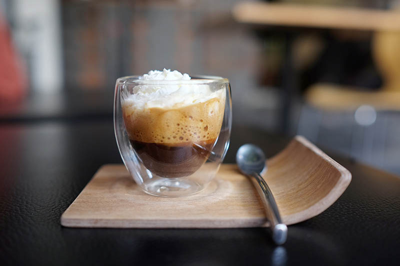 Espresso con panna coffee