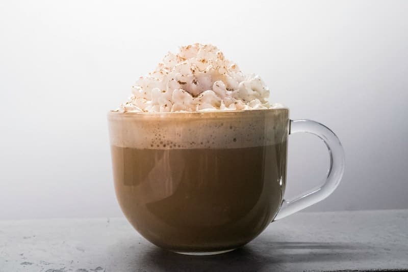 white chocolate mocha latte