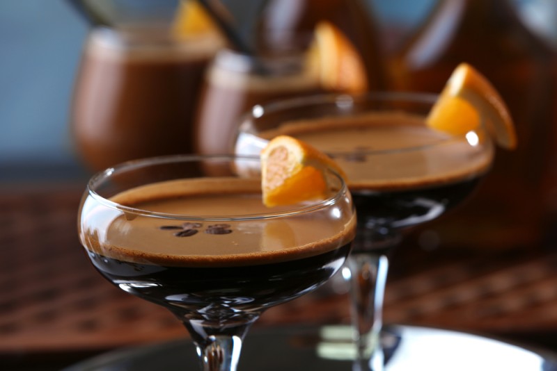 flaming spanish coffee cocktail