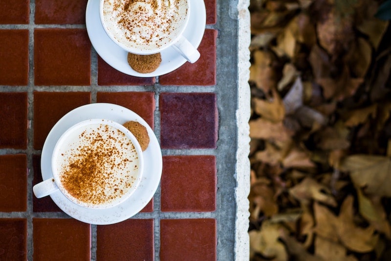 healthy pumpkin spice latte