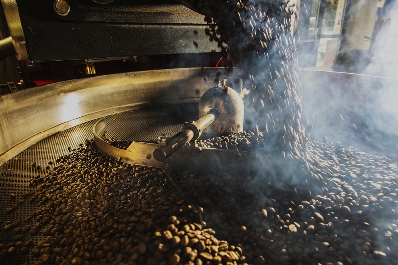 Air clearance roasted coffee