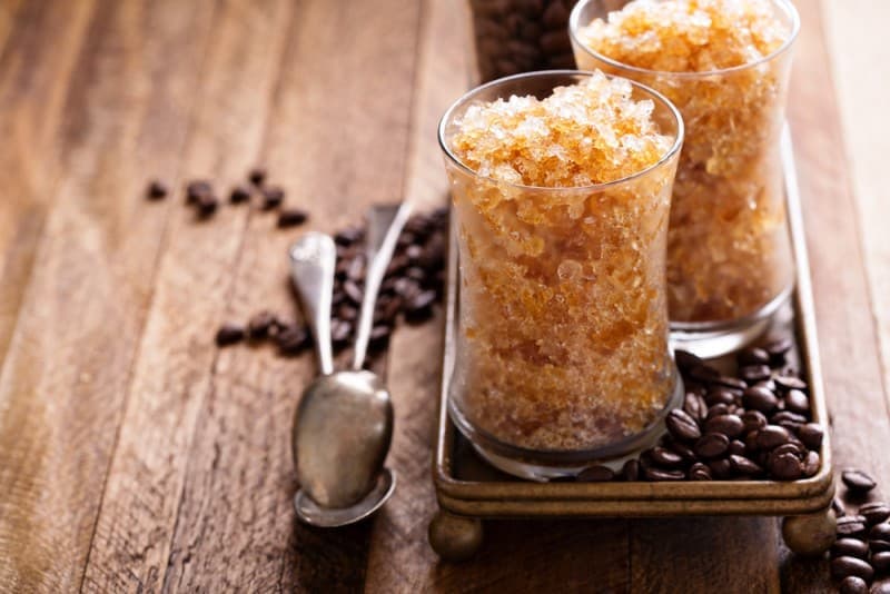 coffee granita dessert