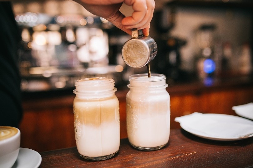 barista making drinks