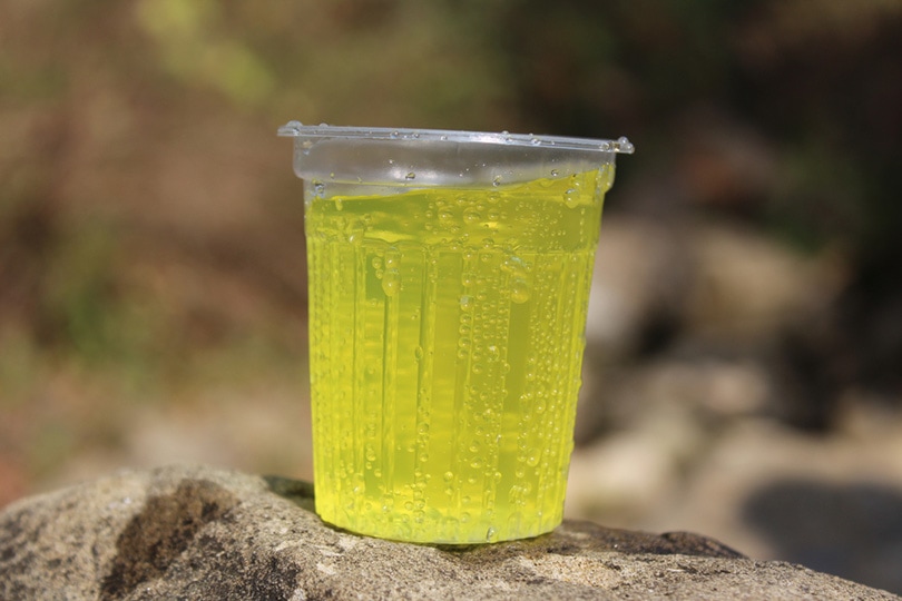 a glass of mountain dew