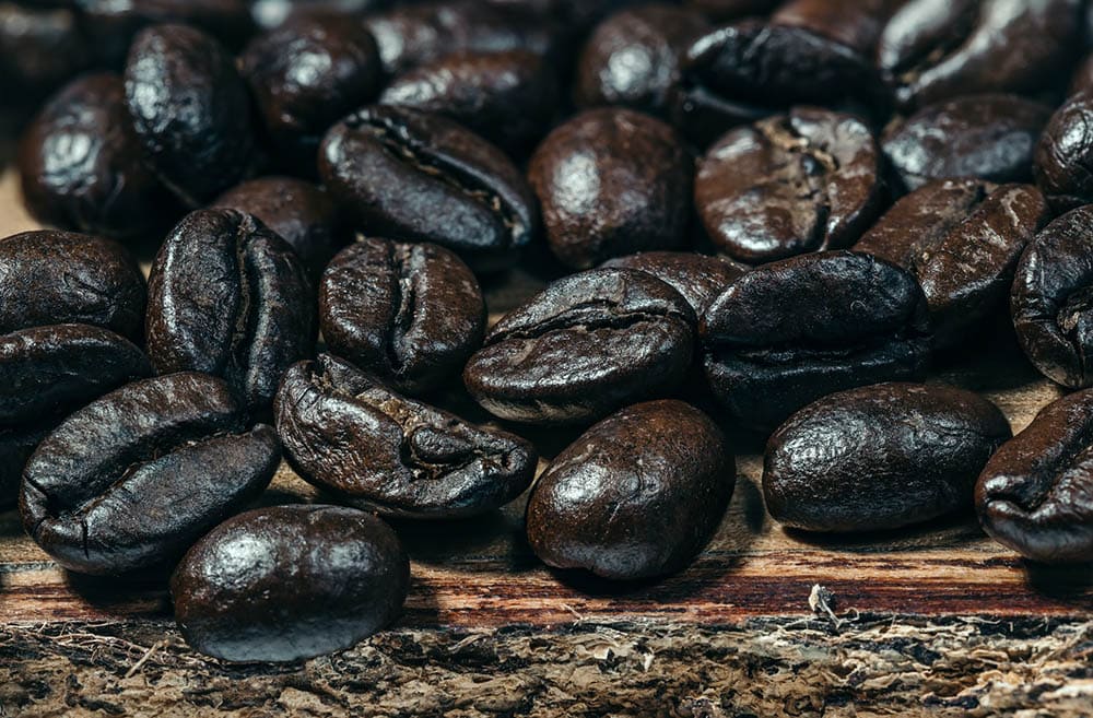 dark roast coffee beans