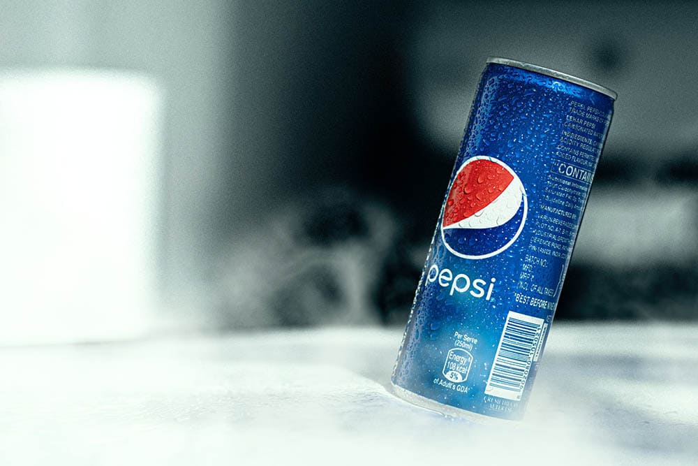 a can of pepsi