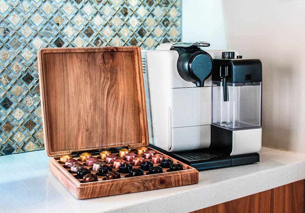 nespreso machine and capsules