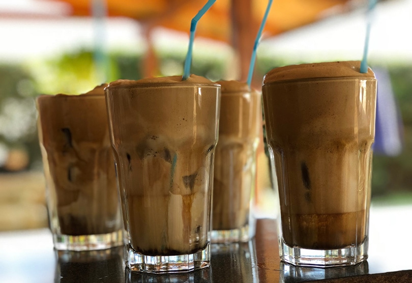 Greek coffee frappé