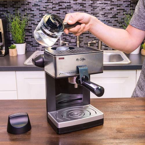 Mr. Coffee Pump Espresso Maker review: A cheap espresso machine chock-full  of quirks - CNET