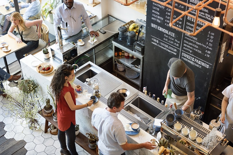 coffee shop bar counter