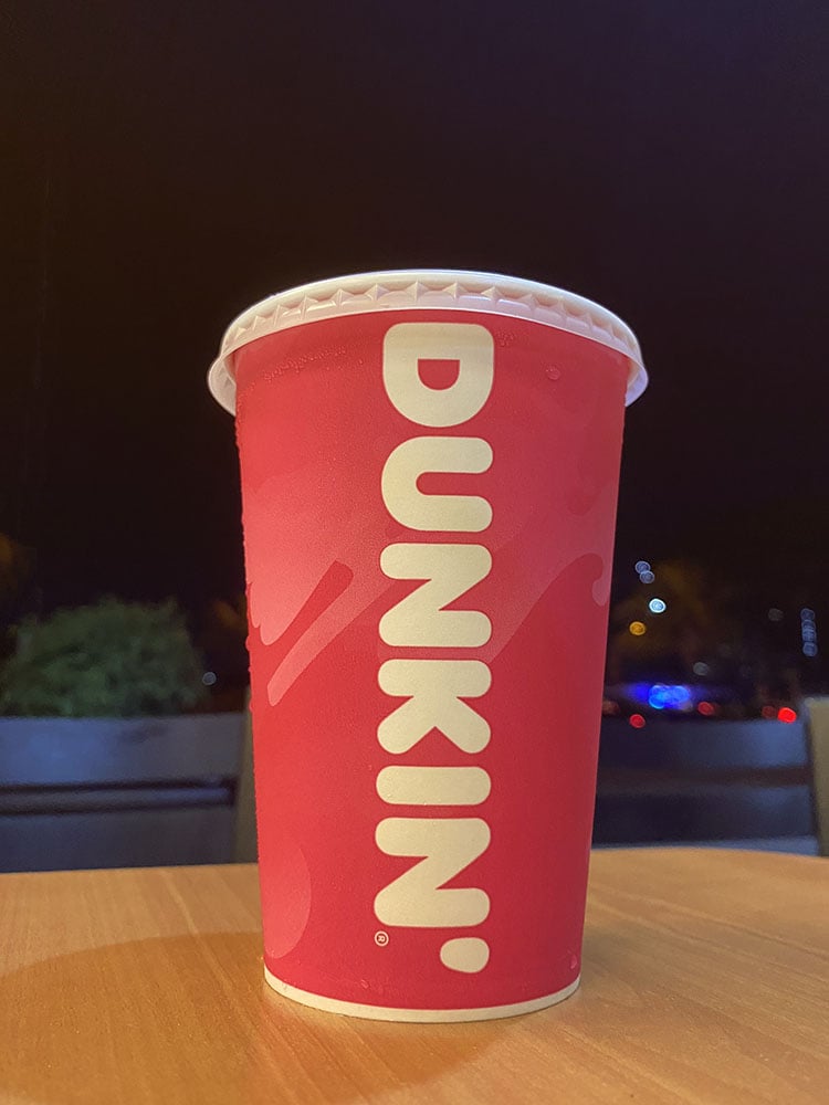 Dunkin Coffee Cup
