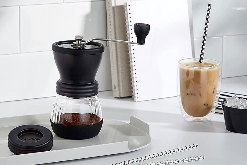 coffee grinder on table