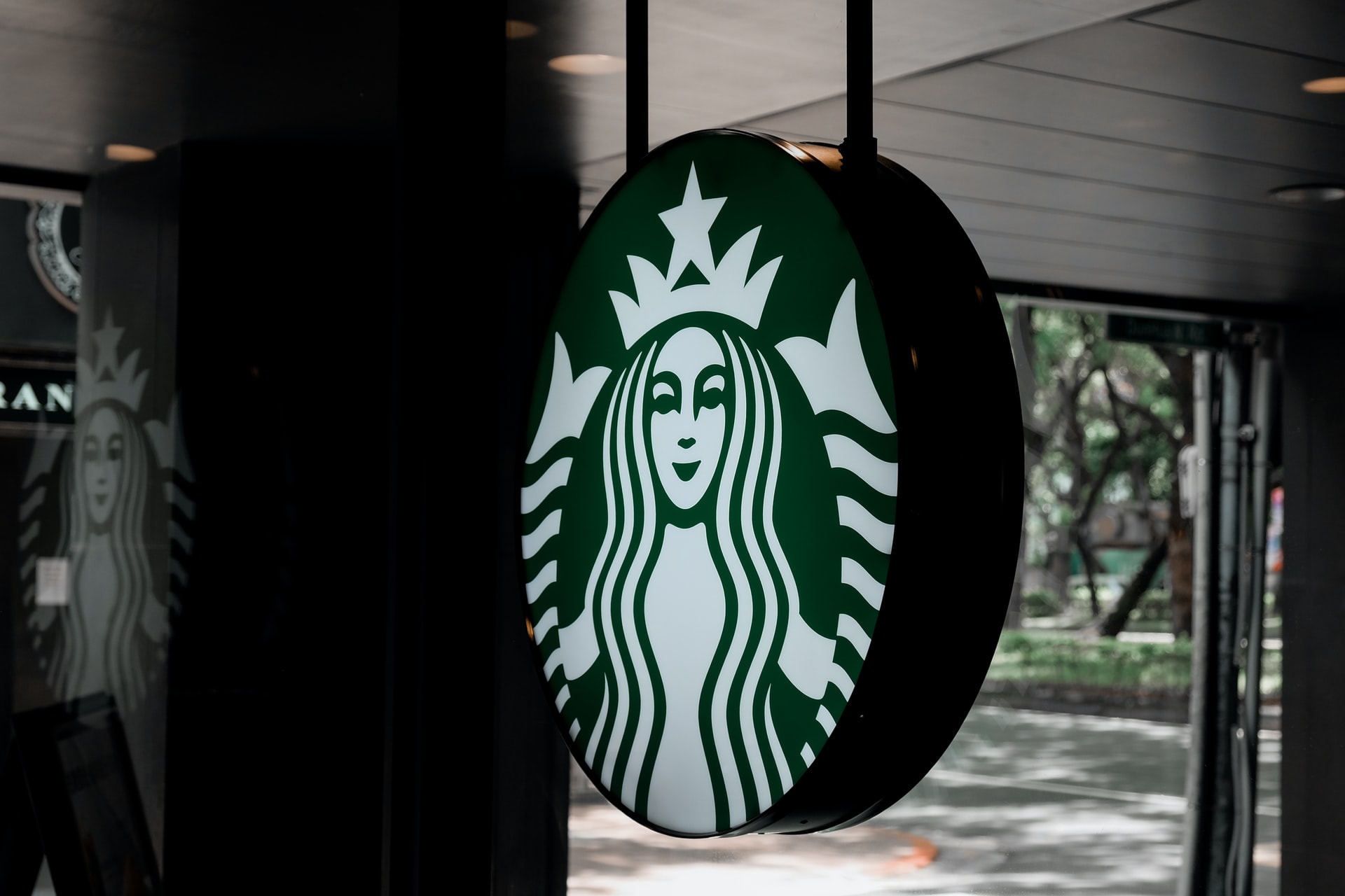 starbucks logo store signage