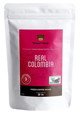 Brown Bear Real Colombia Coffee Beans