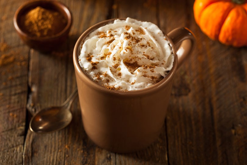 a cup of pumpkin spice latte