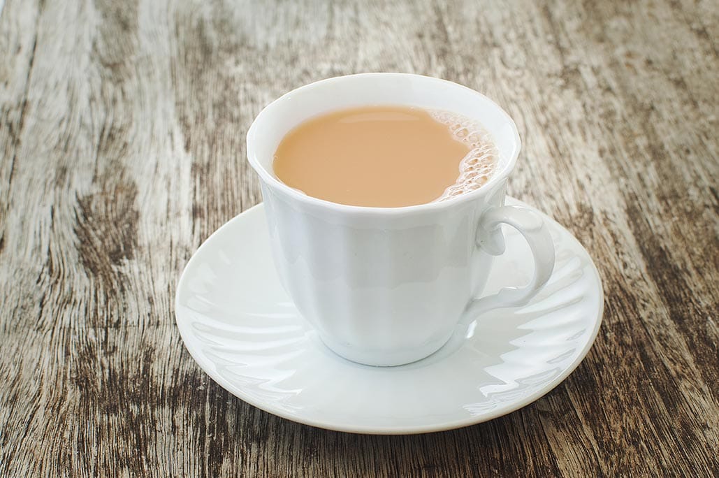 a cup of royal milk tea