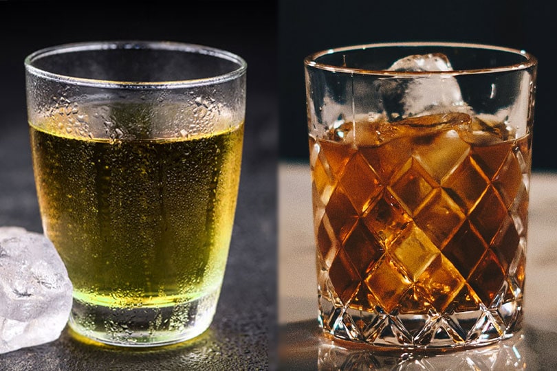 caffeine vs alcohol