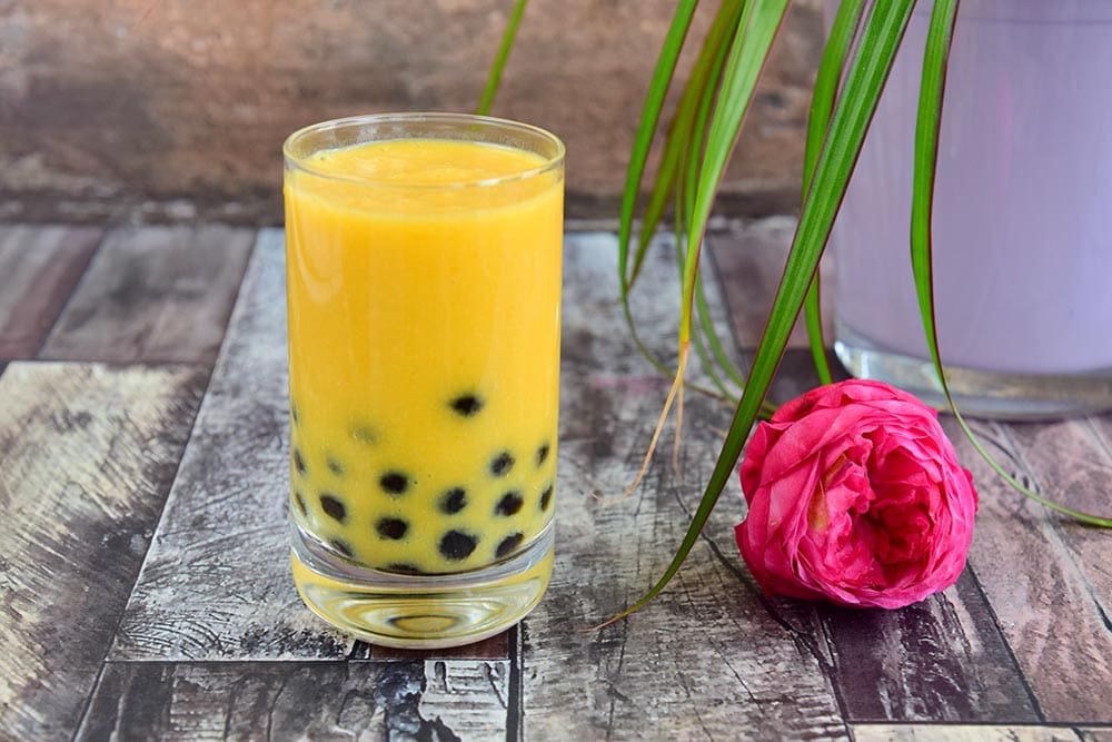 Sweet & Creamy Lychee Bubble Tea