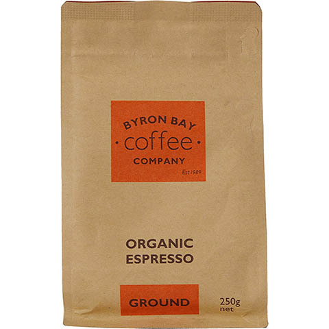 Byron Bay Coffee Company Certified Organic Espresso Ground