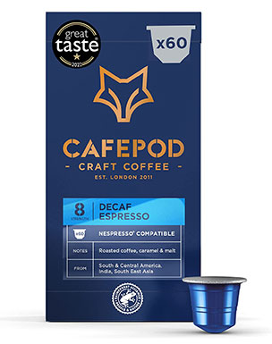 Cafepod Craft Coffee Nespresso Compatible Recyclable Aluminium Pods