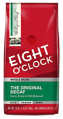 Eight O’Clock Whole Bean Coffee, The Original Decaf