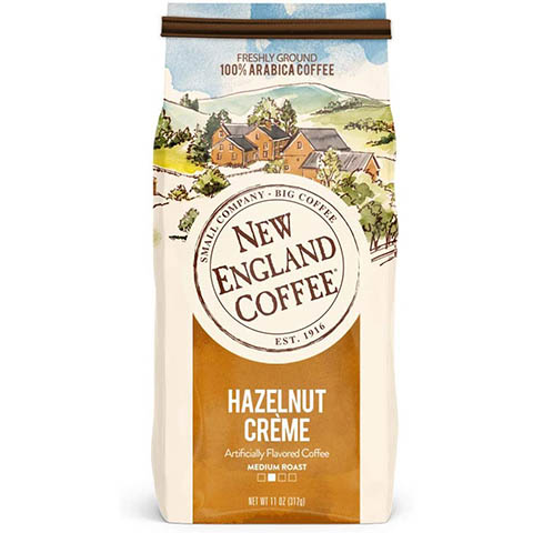 New England Coffee Hazelnut Crème Medium Roast Ground Coffee