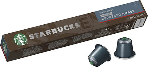 Starbucks by Nespresso Espresso Decaf Coffee Pods