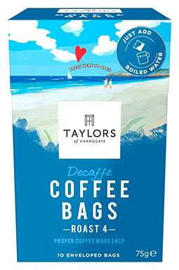 Taylors Of Harrogate Decaffe Coffee Bags
