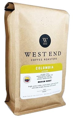 West End Coffee Roasters, Columbia Supremo